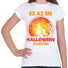 PRINTFASHION Ez az én halloween jelmezem - Női póló - Fehér női póló