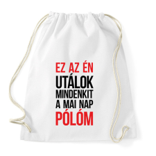 PRINTFASHION Ez az én pólóm - fekete - Sportzsák, Tornazsák - Fehér tornazsák