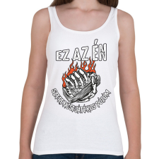 PRINTFASHION Ez az én szerencsejátékos pólóm - Női atléta - Fehér női trikó