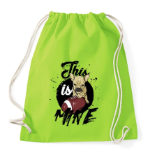 PRINTFASHION Ez az enyém! - Sportzsák, Tornazsák - Limezöld tornazsák