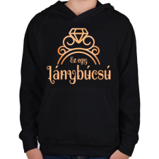 PRINTFASHION Ez egy lánybúcsú - Gyerek kapucnis pulóver - Fekete gyerek pulóver, kardigán