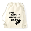 PRINTFASHION Ez egy tiszta póló, csak van egy cicám - Sportzsák, Tornazsák - Natúr