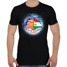 PRINTFASHION Ez itt az őshaza - Férfi póló - Fekete