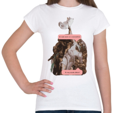 PRINTFASHION Ez majd szeretni fogja ezt a szerencsétlent - Cicás póló - Női póló - Fehér női póló