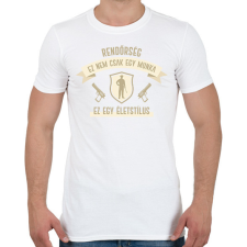 PRINTFASHION Ez nem csak egy munka - Férfi póló - Fehér férfi póló