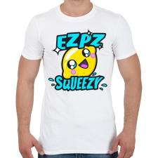 PRINTFASHION Ez Pz Lemon Squeezy - Férfi póló - Fehér férfi póló