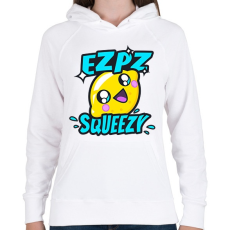 PRINTFASHION Ez Pz Lemon Squeezy - Női kapucnis pulóver - Fehér