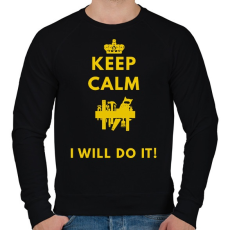 PRINTFASHION ezermester1 - Férfi pulóver - Fekete