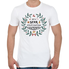 PRINTFASHION Ezt a pólót kaptam - Férfi póló - Fehér