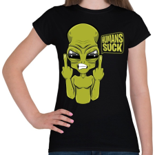 PRINTFASHION Ezt nektek emberek! - Női póló - Fekete női póló