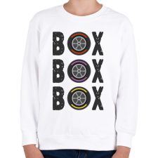 PRINTFASHION F1 Box - Gyerek pulóver - Fehér gyerek pulóver, kardigán