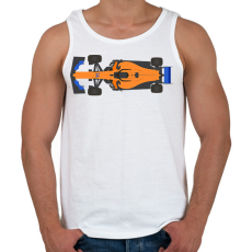 PRINTFASHION F1 McLaren - Férfi atléta - Fehér
