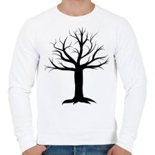 PRINTFASHION Fa - Férfi pulóver - Fehér férfi pulóver, kardigán