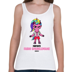 PRINTFASHION Fabio Sparklemane - Fortnite Season 8 - Női atléta - Fehér