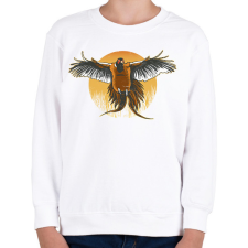 PRINTFASHION Fácán - Gyerek pulóver - Fehér gyerek pulóver, kardigán