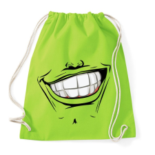 PRINTFASHION Face mask 02  - Sportzsák, Tornazsák - Limezöld tornazsák