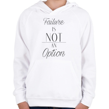 PRINTFASHION Failure - Gyerek kapucnis pulóver - Fehér gyerek pulóver, kardigán