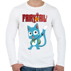 PRINTFASHION Fairy Tail - Férfi hosszú ujjú póló - Fehér
