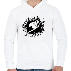 PRINTFASHION Fairy Tail logo - Férfi kapucnis pulóver - Fehér