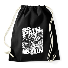 PRINTFASHION Fájdalom nélkül nincs siker - Sportzsák, Tornazsák - Fekete tornazsák