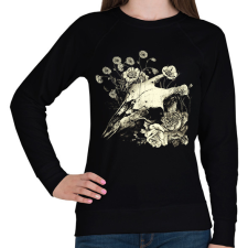 PRINTFASHION Fakult Ómen - Goth Design - Női pulóver - Fekete női pulóver, kardigán