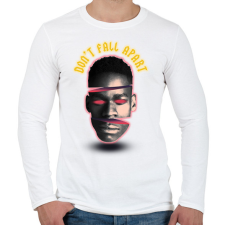 PRINTFASHION Fall apart - Férfi hosszú ujjú póló - Fehér férfi póló
