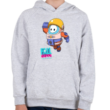 PRINTFASHION Fall Guys - Astronaut - Gyerek kapucnis pulóver - Sport szürke gyerek pulóver, kardigán