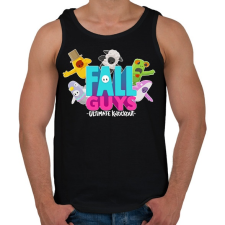 PRINTFASHION Fall Guys Ultimate Knockout - Férfi atléta - Fekete atléta, trikó