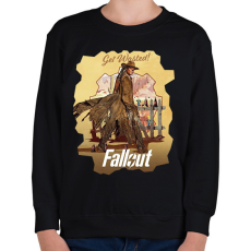 PRINTFASHION Fall out The Ghoul - Gyerek pulóver - Fekete