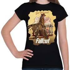 PRINTFASHION Fall out The Ghoul - Női póló - Fekete női póló