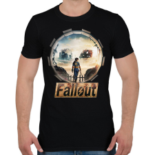 PRINTFASHION Fallout - Férfi póló - Fekete férfi póló
