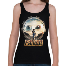 PRINTFASHION Fallout - Női atléta - Fekete