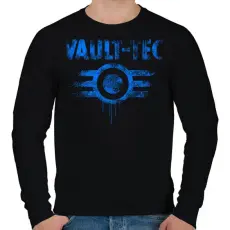 PRINTFASHION Fallout Vault-Tec - Férfi pulóver - Fekete