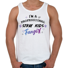 PRINTFASHION Fangirl - Stray Kids - Férfi atléta - Fehér