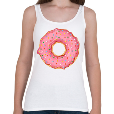 PRINTFASHION Fánk - Női atléta - Fehér