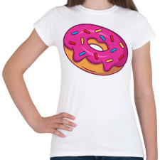PRINTFASHION Fánk - Női póló - Fehér női póló