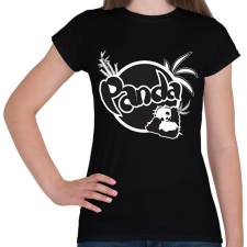 PRINTFASHION fanta panda - Női póló - Fekete női póló