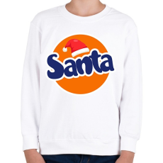 PRINTFASHION Fanta Santa - Gyerek pulóver - Fehér