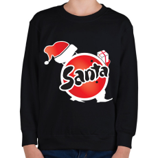 PRINTFASHION fanta santa - Gyerek pulóver - Fekete