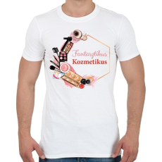PRINTFASHION Fantasztikus Kozmetikus - Férfi póló - Fehér