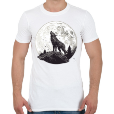 PRINTFASHION Farkas  - Férfi póló - Fehér