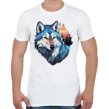 PRINTFASHION Farkas  - Férfi póló - Fehér férfi póló