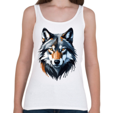 PRINTFASHION Farkas  - Női atléta - Fehér