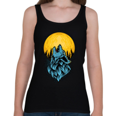 PRINTFASHION farkas - Női atléta - Fekete