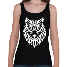 PRINTFASHION Farkas  - Női atléta - Fekete