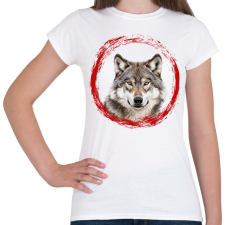 PRINTFASHION farkas - Női póló - Fehér női póló