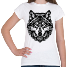 PRINTFASHION farkas - Női póló - Fehér női póló