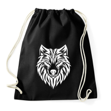 PRINTFASHION Farkas  - Sportzsák, Tornazsák - Fekete tornazsák