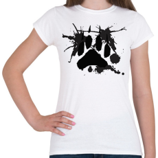 PRINTFASHION Farkas talp - Női póló - Fehér