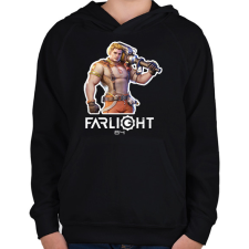 PRINTFASHION Farlight84 - Captain - Gyerek kapucnis pulóver - Fekete gyerek pulóver, kardigán